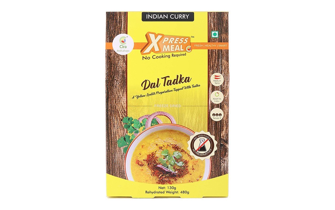 Cira Xpress Meal Dal Tadka Indian Curry   Box  130 grams